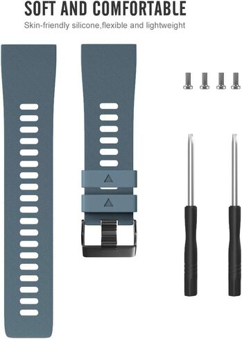 Meifox متوافق مع Garmin Forerunner 35 Band، أحزمة بديلة من السيليكون Solf لساعة Garmin Forerunner 35 in Kuwait