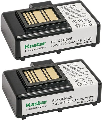 Kastar Battery 1-Pack Replacement for Zebra QLN220, QLn220HC, QLN320, QLn320HC, ZQ500, ZQ510, ZQ520, ZQ610, ZQ610HC, ZQ620, ZQ620HC, ZR628, ZR638 Thermal Label Printers in Saudi Arabia