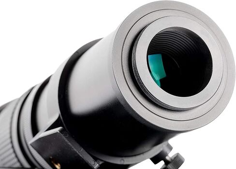 Ultimaxx 420-800mm f/8.3-16 Super HD Manual Telephoto Zoom T-Mount Lens Kit for Nikon Z5,Z6,Z6II,Z7,Z7II,Z9,Z50,ZFC Mirrorless Cameras - Includes: T-Mount to Nikon Z-Mount Adapter & More in Saudi Arabia