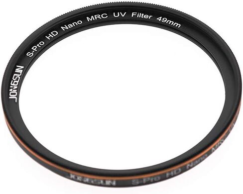 JONGSUN 77mm UV Filter, S-Pro HD Nano MRC Camera Ultraviolet Protection Filter, Multicoated, B270, Ultra-Slim, Lens Cloth Kit in Kuwait