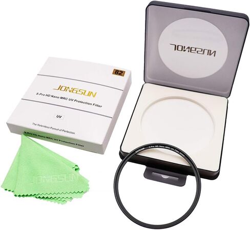 49mm UV Filter, S-Pro HD Nano MRC Camera Ultraviolet Protection Filter, Multicoated, B270, Ultra-Slim, Lens Cloth Kit in Saudi Arabia