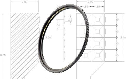 105mm X4 UV Filter for Camera Lenses - UV Protection Photography Filter with Lens Cloth - MRC16, Schott B270, Nano Coatings, Ultra-Slim, Weather-Sealed by Breakthrough Photography in Saudi Arabia