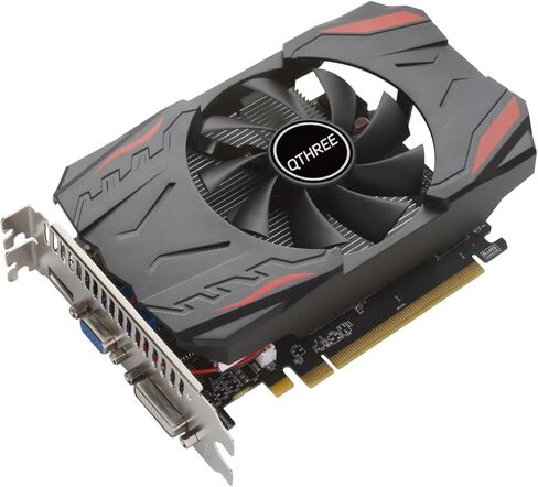 بطاقة رسومات SAPLOS Radeon HD 7670، 2 جيجابايت، 128 بت، DDR3، HDMI، VGA ، DVI، 650 ميجاهرتز بطاقة فيديو للألعاب للكمبيوتر الشخصي PCI Express X16، DirectX 11، التوصيل والتشغيل in Kuwait