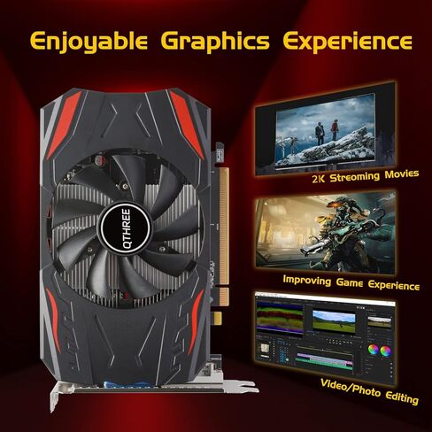 بطاقة رسومات SAPLOS Radeon HD 7670، 2 جيجابايت، 128 بت، DDR3، HDMI، VGA ، DVI، 650 ميجاهرتز بطاقة فيديو للألعاب للكمبيوتر الشخصي PCI Express X16، DirectX 11، التوصيل والتشغيل in Kuwait