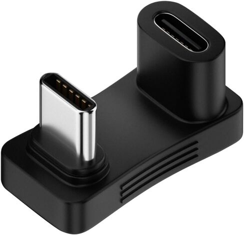 CY Adapter 10Gbps USB3.0 Type C Male to Dual Type-A OTG & Type-C Female Power Data Splitter Adapter Angled Compatible with Steam Deck Laptop in Kuwait