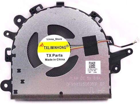 TXLIMINHONG New Compatible CPU Cooling Fan for Lenovo IdeaPad S145-15AST S145-15IWL 81MV S145-15API 81UT Flaw DC28000DWF0 DFS5M325063B1P in Saudi Arabia