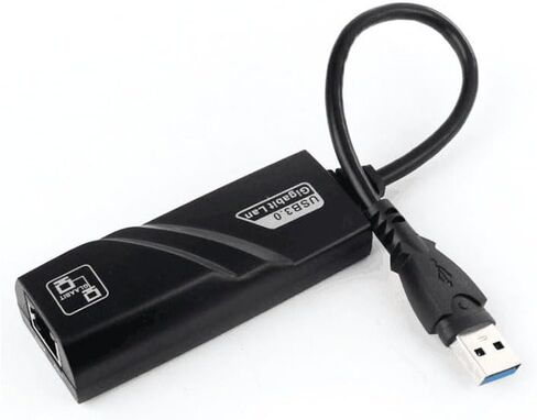 محول شبكة USB 3.0 جيجابت إيثرنت LAN RJ45 10/100/1000Mbps لأجهزة الكمبيوتر التي تعمل بنظام Windows PC Mac in Saudi Arabia