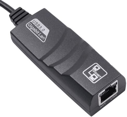 محول شبكة USB 3.0 جيجابت إيثرنت LAN RJ45 10/100/1000Mbps لأجهزة الكمبيوتر التي تعمل بنظام Windows PC Mac in Saudi Arabia