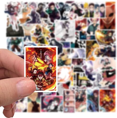 200 قطعة من ملصقات الرسوم المتحركة الشيطانية، ملصقات من الفينيل مقاومة للماء لأجهزة الكمبيوتر المحمول وزجاجة المياه والهاتف والجيتار in Kuwait