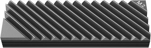 مبرد غرفة التبريد M.2، مشتت حرارة NVMe M.2 2280 SSD مزدوج الجوانب مع وسادة حرارية من السيليكون للكمبيوتر الشخصي/PS5 (أحمر) in Kuwait