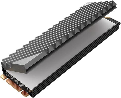 مبرد غرفة التبريد M.2، مشتت حرارة NVMe M.2 2280 SSD مزدوج الجوانب مع وسادة حرارية من السيليكون للكمبيوتر الشخصي/PS5 (أحمر) in Kuwait