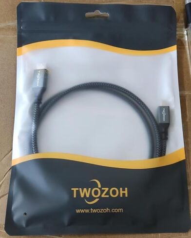 كابل Twozoh Micro HDMI إلى Mini HDMI، كابل HDMI صغير ذكر إلى Micro HDMI ذكر، كابل Micro HDMI نوع D ذكر إلى كابل ذكر HDMI صغير من النوع C يدعم 3D/4K 1080p 1.6Ft in Kuwait