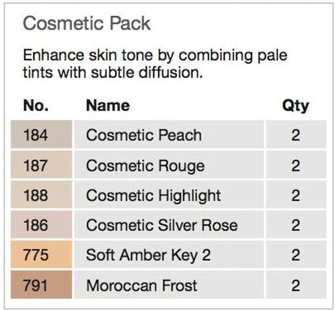 مجموعة إضاءة فلتر مستحضرات التجميل من لي فيلترز، 12 ورقة، 10×12 in Kuwait