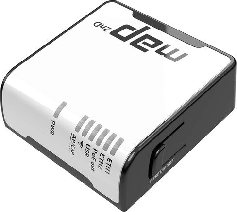 Mikrotik mAP RBmAP2nD Micro Access Point Dual-Chain 2.4GHz with 2 Ethernet Ports and 1 USB Port in Saudi Arabia