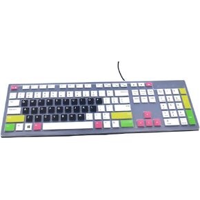 Keyboard Cover Compatible for Dell KM636 KB216 Keyboard, Dell Optiplex 5250 3050 3240 5460 7450 7050, Dell Inspiron AIO 3475 3670 3477, Dell Inspiron 27 7000 7700 7790 All-in-One Keyboard - Pink in Kuwait