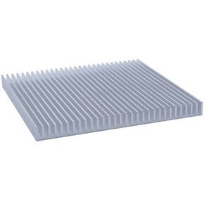 Easycargo 220mm Heatsink 220mm x 220mm x 18mm, Silver Tone Aluminum Cooler Heat Sink for Cooling LED Power Amplifier Water Cooling Modules (220mmx220mmx18mm) in Saudi Arabia