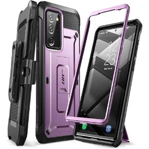 SUPCASE Unicorn Beetle Pro Series Case for Samsung Galaxy Note 20 Ultra (2020 Release), Full-Body Rugged Holster & Kickstand Without Built-In Screen Protector (Metallic Red) in Kuwait