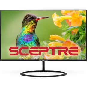 شاشة Scepter مقاس 32 بوصة IPS QHD 2560 x 1440 119% sRGB Edge-Less حتى 75 هرتز DisplayPort HDMI x2، مكبرات صوت مدمجة باللون الأسود 2023 (E325W-QPS) in Kuwait