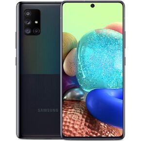 Samsung Galaxy A71 A716U 5G 128GB، GSM مفتوح، مكعب بريزم أسود (متجدد) in Kuwait