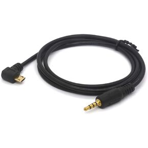 كابل PIIHUSW بزاوية Micro USB إلى 3.5 مم للسيارة AUX، مطلي بالذهب 3.5 ذكر إلى Micro USB ذكر محول الصوت سلك تمديد سماعات الرأس in Kuwait
