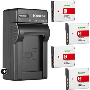 قطعة واحدة من بطارية NP-BG1 وشاحن حائط تيار متردد من Kastar بديلة لبطارية Sony NP-BG1، NP-FG1، NPBG1، NPFG1، بطارية من النوع G، Sony BC-CSG، BC-CSGD، شاحن BC-CSGE، Sony HDR-GW55، كاميرا رقمية HDR-GW77 in Kuwait