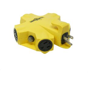 Yellow Jacket 827362 Jacket 27362 Outdoor 15-Amp Power Adapter with 5 Outlets in Kuwait