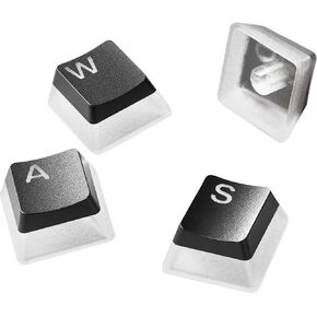 SteelSeries PRISMCAPS - Double Shot Pudding-Style Keycaps - Durable PBT Thermoplastic - Compatible with a Wide Range of Mechanical Keyboards - White in Saudi Arabia