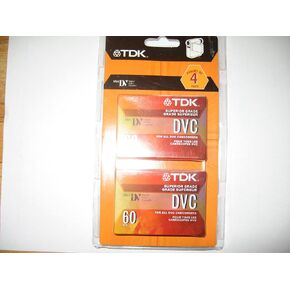 Tdk Digital Video Cassette 60 Min 4 Pk in Kuwait