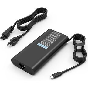 130W Dell Laptop Charger USB C Type C AC Adapter Replacement for Dell XPS 15 17 2in1 9575 9500 9700 Precision 5530 2in1 5550 5750 3560 Latitude 7410 7310 7210 9410 9510 5420 5520 5510 Power Cord in Kuwait