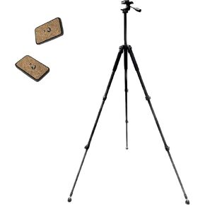 Oberwerk 2000 Series Monopod - Binocular & Camera Monopod Stand with Grip-Action Ball Head & 2 Quick-Release Plates | Lightweight, Portable, Foldable | Extends 34" to 78" in Saudi Arabia