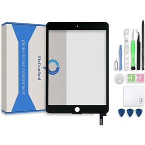 فيكس كراكد فيكس كراكد متوافق مع iPad Mini 4 استبدال الشاشة 2 قطعة، فقط للتكنولوجيا المهنية وليس للاستخدام الشخصي، أسود in Kuwait
