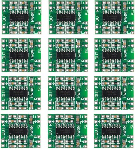 ACEIRMC 12pcs PAM8403 Module Super Mini Digital Amplifier Board 2 3W Class D Power Amplifier Board efficient 2.5 to 5V Input in Saudi Arabia