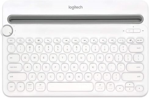 غطاء كيبورد من السيليكون لكيبورد لوجيتك بلوتوث متعدد الاجهزة موديل K480، غلاف واقي رفيع للغاية (شفاف) .. in Kuwait