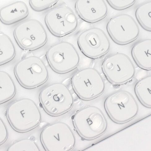 غطاء كيبورد من السيليكون لكيبورد لوجيتك بلوتوث متعدد الاجهزة موديل K480، غلاف واقي رفيع للغاية (شفاف) .. in Kuwait
