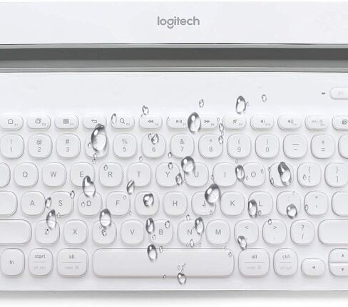 غطاء كيبورد من السيليكون لكيبورد لوجيتك بلوتوث متعدد الاجهزة موديل K480، غلاف واقي رفيع للغاية (شفاف) .. in Kuwait