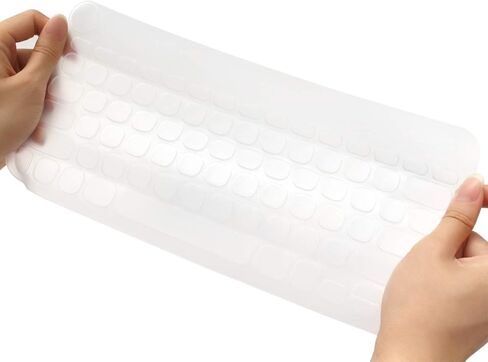 غطاء كيبورد من السيليكون لكيبورد لوجيتك بلوتوث متعدد الاجهزة موديل K480، غلاف واقي رفيع للغاية (شفاف) .. in Kuwait