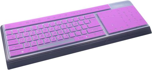 Silicone Keyboard Cover Skin Protector for Standard Size Computer/Desktop/PC with 104/107 Keys Keyboard, Universal Standard Keyboard Cover Skin - Mint in Saudi Arabia