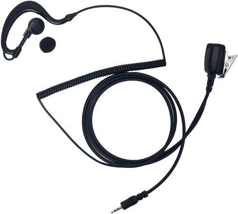 سماعات أذن كاروو 1 دبوس G الشكل مع ميكروفون PTT لكوبرا واكي توكي توك باتجاهين Cxt395 Cxt345 Cxt195 Cx112 in Kuwait