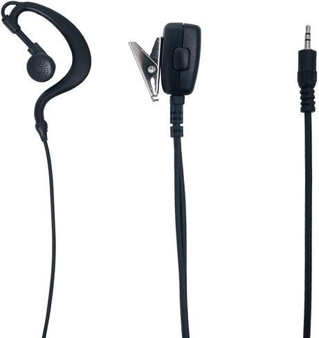 سماعات أذن كاروو 1 دبوس G الشكل مع ميكروفون PTT لكوبرا واكي توكي توك باتجاهين Cxt395 Cxt345 Cxt195 Cx112 in Kuwait