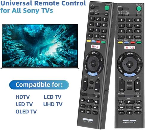 Gvirtue RMT-TX102U Universal Replacement Remote Control for Sony Bravia HDTV LCD LED UHD Smart TV in Saudi Arabia