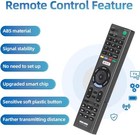 Gvirtue RMT-TX102U Universal Replacement Remote Control for Sony Bravia HDTV LCD LED UHD Smart TV in Saudi Arabia