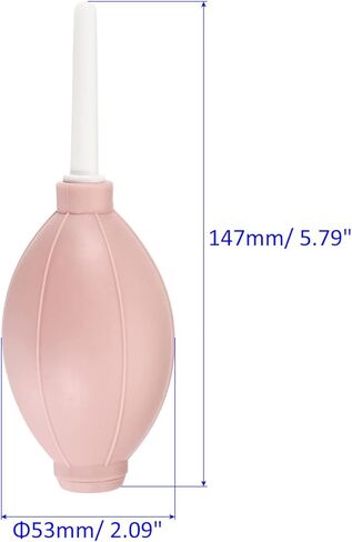 منفاخ هواء كرة الغبار من M METERXITY - مطاط تنظيف المعدات يزيل الغبار ونقل السائل، يوضع على الكمبيوتر/عدسة الكاميرا/النباتات (5.79 × 2.09 بوصة، وردي) in Kuwait