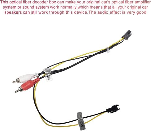 Fiber Optic Box Decoder Most Bus Based Systems for Head Unit Replacement Car Stereo Radio for Mercedes Benz E CLS SLK SL S CL Series (W219 W211 W171) (2003-2008) in Kuwait