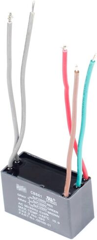 GAOHOU 5 سلك مروحة سقف مكثف CBB61 5 + 5 + 5 فائق التوهج 250 فولت - 300 فولت تيار متردد 50/60 هرتز مرحل الطاقة in Kuwait