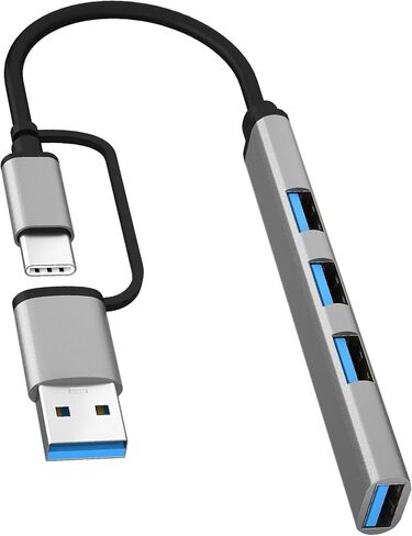 محور USB من النوع C من SGIN، محور USB C 5 فولت/3 أمبير، موزع USB C، محول USB C إلى USB لأجهزة الكمبيوتر المحمول والكمبيوتر الشخصي وChromebook وMacBook والمزيد من أجهزة USB من النوع C in Saudi Arabia