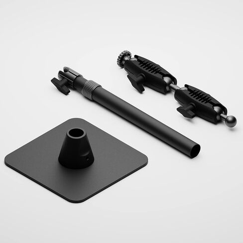 حامل طاولة Mevo من Logitech for Creators، حامل متعدد الاستخدامات وثابت لكاميرات Mevo على الطاولة أو المكتب - أسود in Kuwait