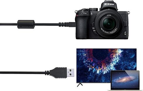 BRENDAZ Camera Mini USB Cable Compatible w/Nikon UC-E6, UC-E17 USB Data Charge Cable, Compatible w/Coolpix S9050, S9100, S9200, S9300, S9400, S9500 P520 Camera in Saudi Arabia
