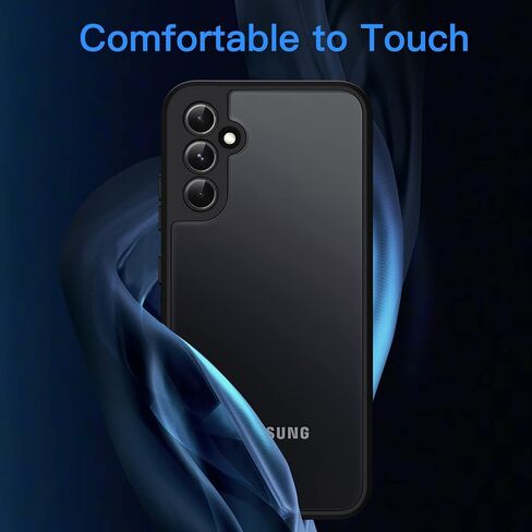 JETech Matte Case for Samsung Galaxy A54 5G 6.4-Inch, Frosted Translucent Back Protective Slim Phone Cover, Anti-Fingerprints (Black) in Saudi Arabia