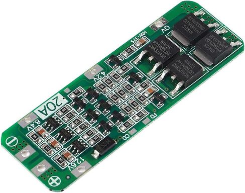DIANN 4pcs 3S BMS 18650 Lithium Battery Protection Board Li-ion Charger Protection Module 12.6V 20A PCB BMS Protection Board for Li-ion Lithium Battery Cell in Saudi Arabia