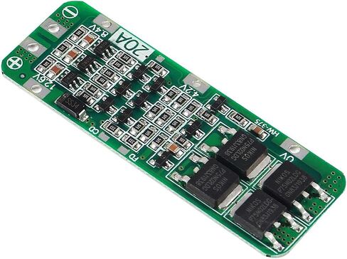 DIANN 4pcs 3S BMS 18650 Lithium Battery Protection Board Li-ion Charger Protection Module 12.6V 20A PCB BMS Protection Board for Li-ion Lithium Battery Cell in Saudi Arabia